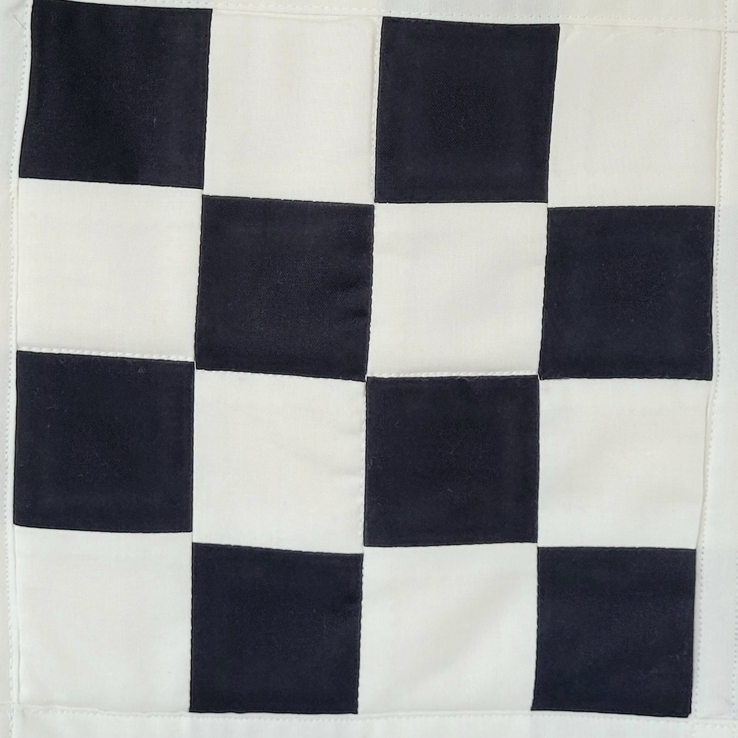 "Check" - Quilted Travel Tote Bag
