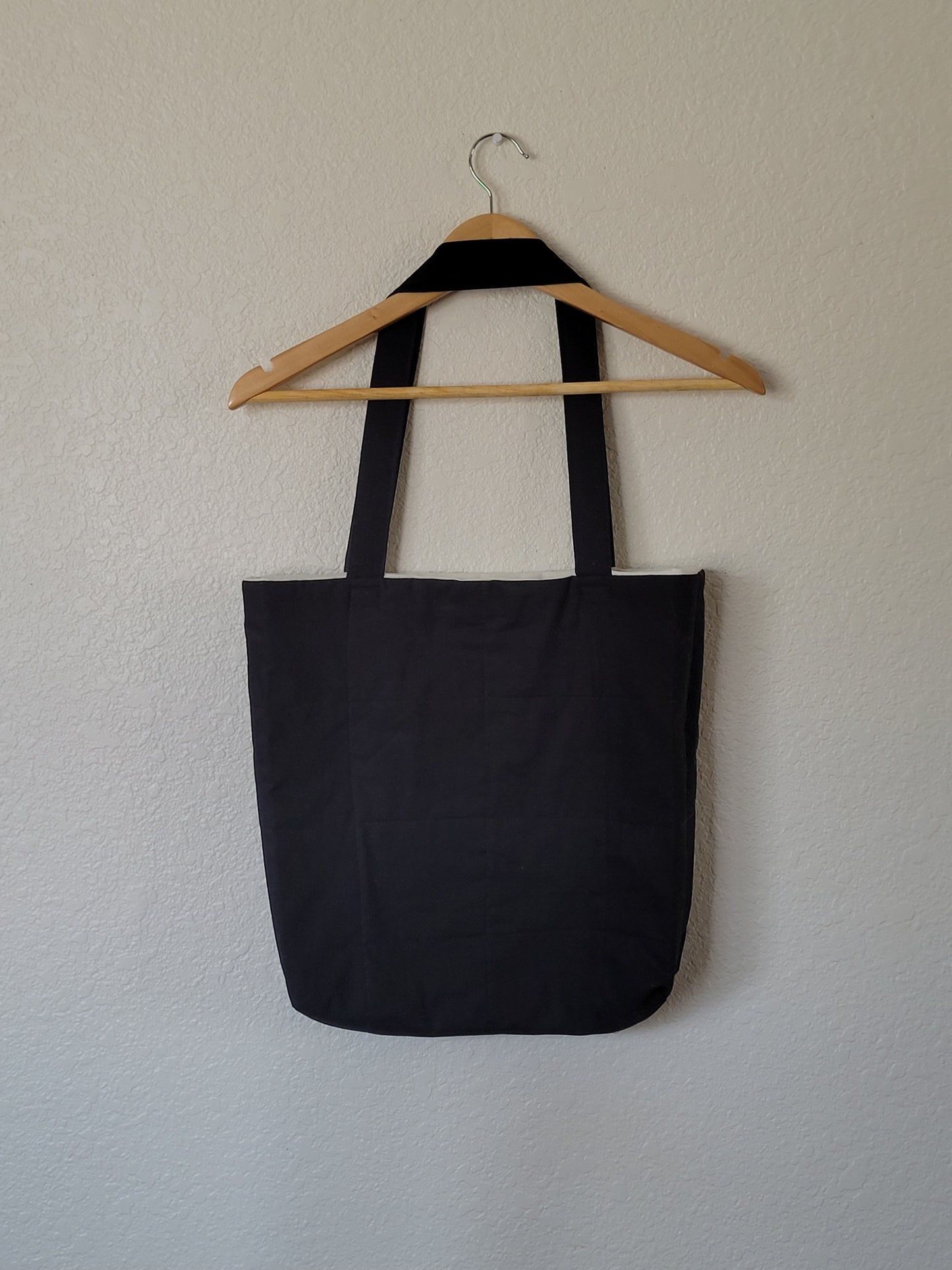 "Check Negative" - Quilted Travel Tote Bag