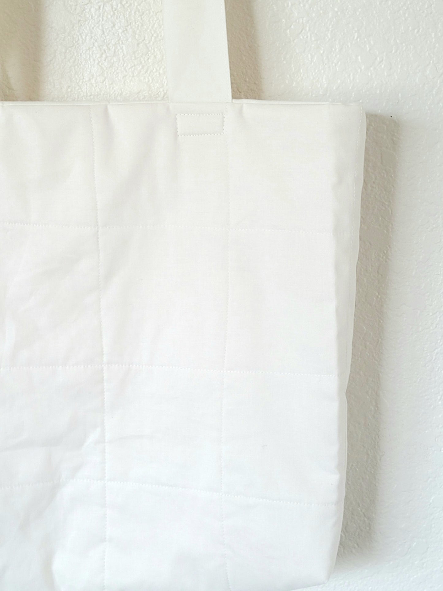 "Check" - Quilted Travel Tote Bag